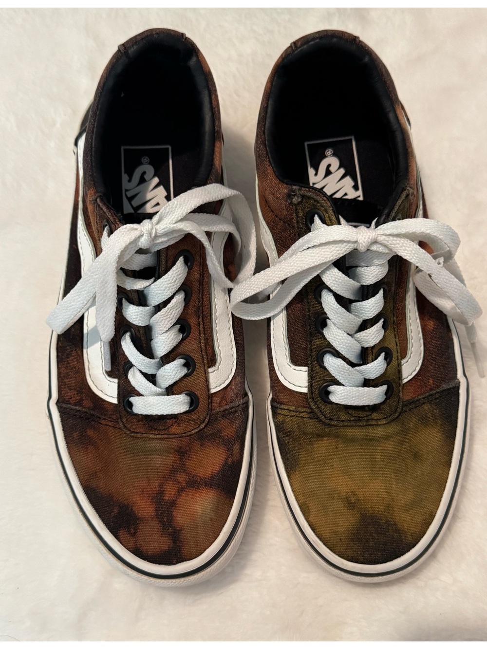 VANS Old Skool Woodland Wash Tye-Dye Low Top Sneakers
